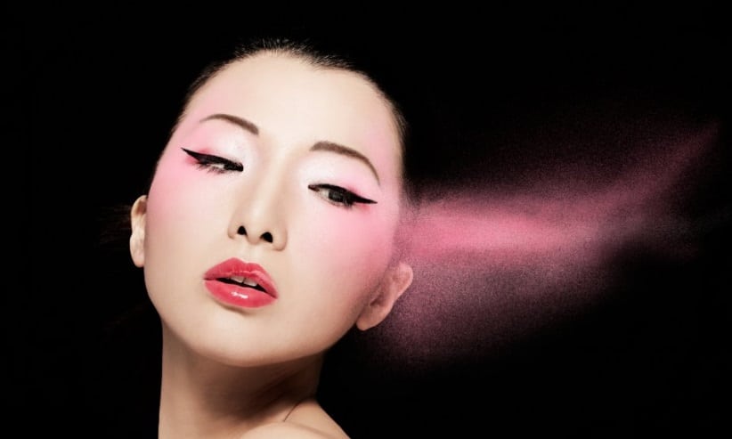 cosmétiques coréens : divers produits de beauté coréens modernes présentés