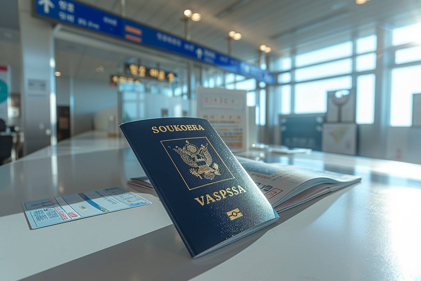 formalités voyage Corée du Sud : documents de voyage avec passeport et visa