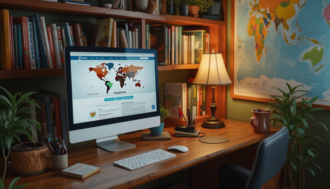 apprendre le coréen : étudiant utilisant des ressources en ligne pour apprendre la langue coréenne