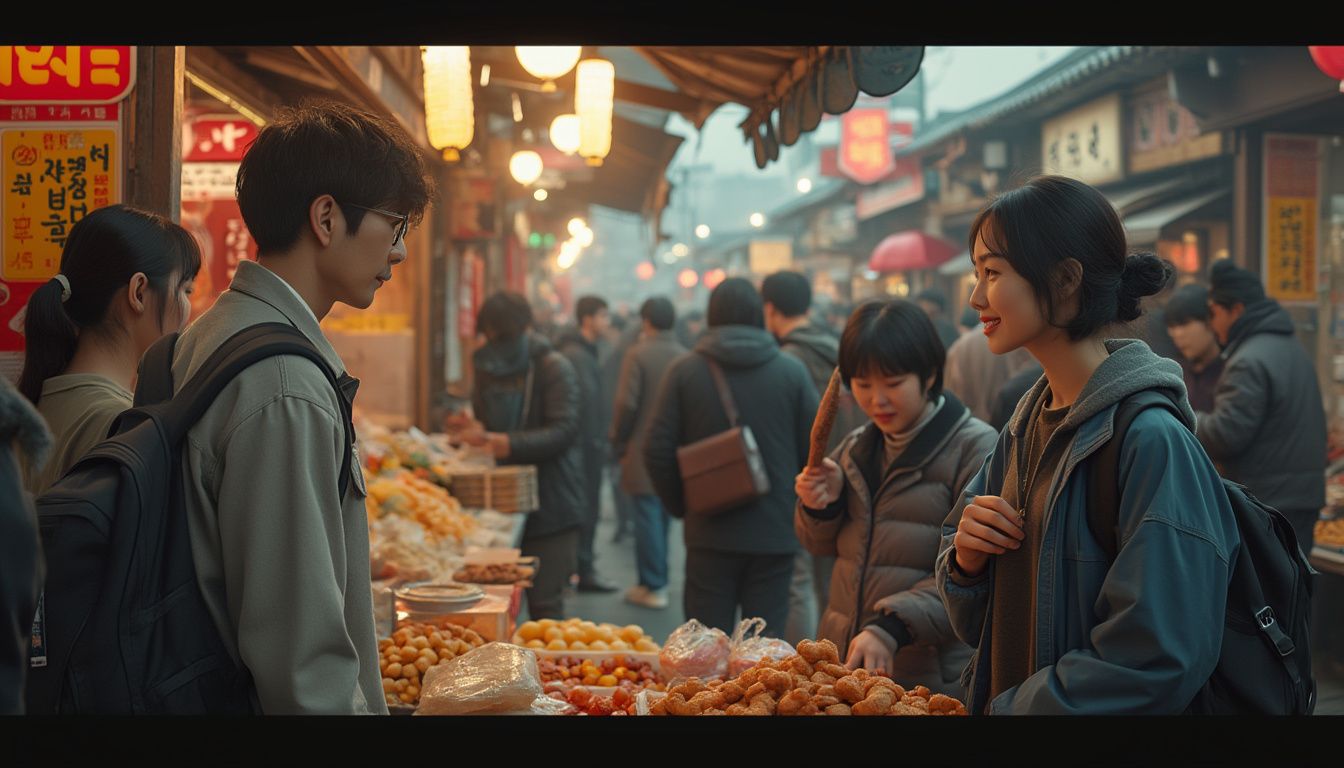 décalage culturel : personnes discutant dans un contexte multiculturel en Corée du Sud