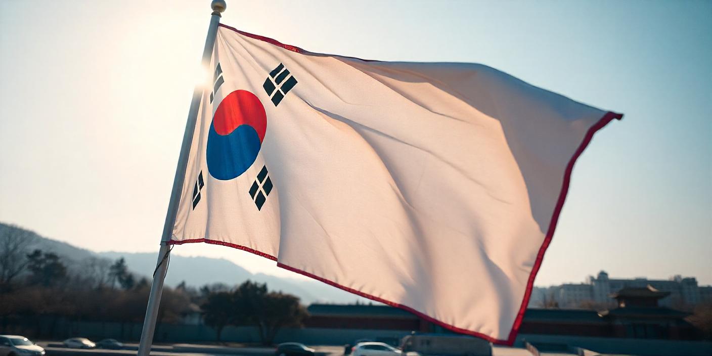 drapeau cor&eacute;en