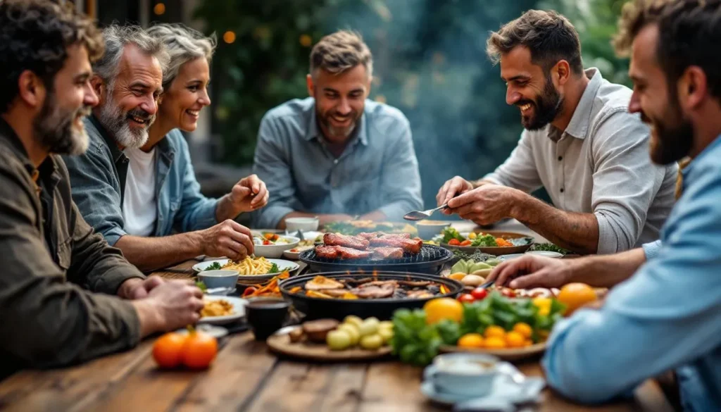 Shinla Galbi : plat de barbecue coréen avec viandes grillées et accompagnements traditionnels
