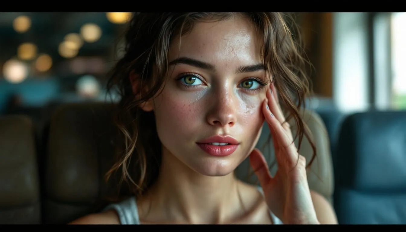 toux : personne buvant un verre d'eau tiède avec du miel et citron pour calmer la toux