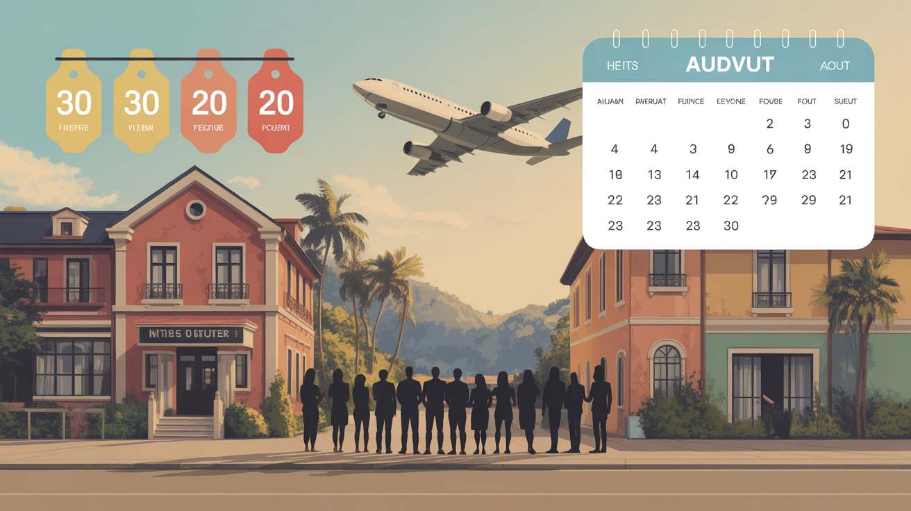 Affluence Bali août hôtels prix réservation estivale