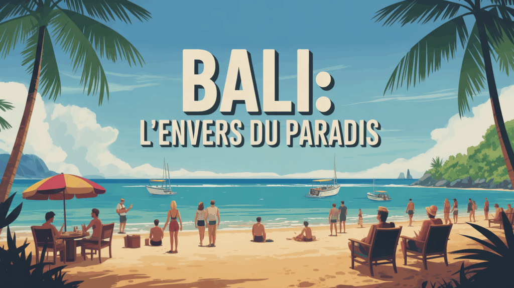 Bali tourisme masse et pollution plage urbaine