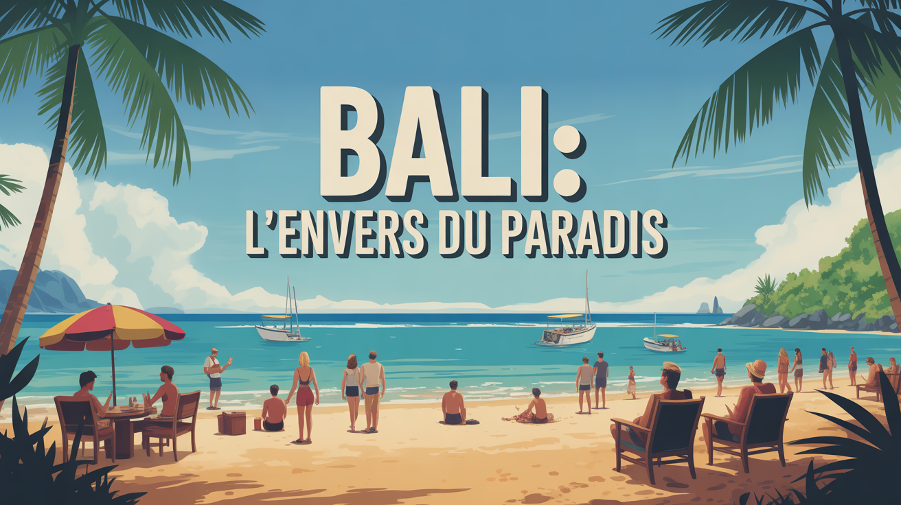 Bali tourisme masse et pollution plage urbaine