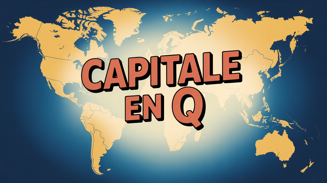 Illustration carte Quito capitale en Q