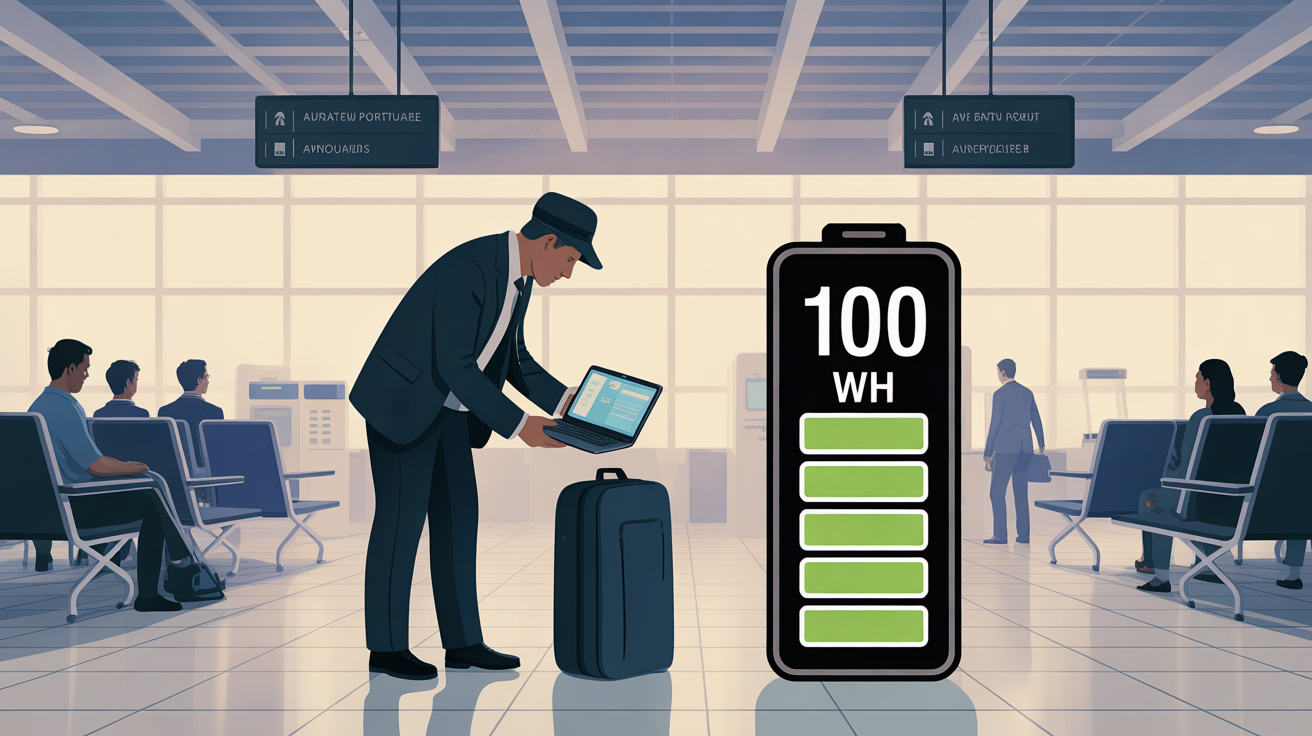 Controle aeroport agent inspecte ordinateur portable au scan