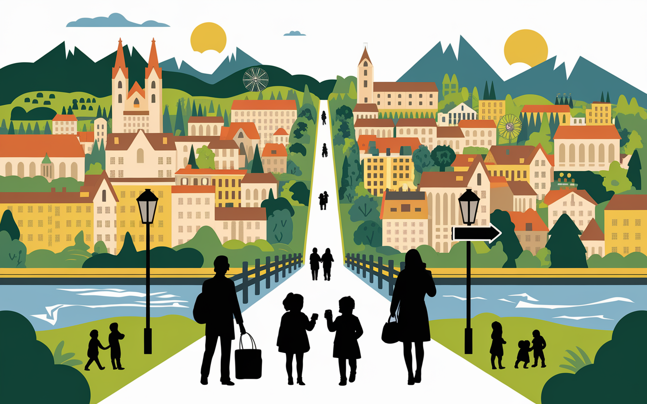 Plan parcours Annecy en 1 jour vieille ville marche