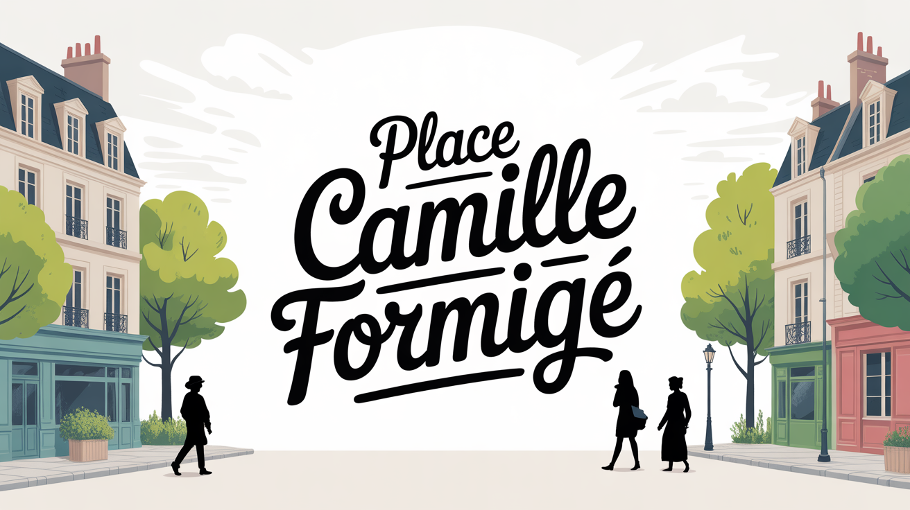 Illustration conviviale place Camille Formigé Fréjus