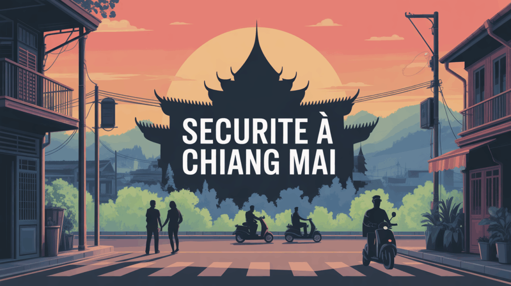 Illustration sécurité Chiang Mai ambiance paisible