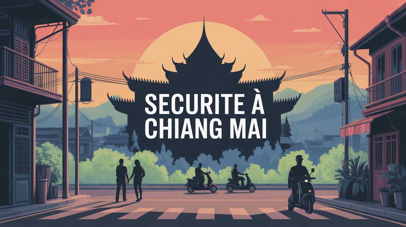 Illustration sécurité Chiang Mai ambiance paisible