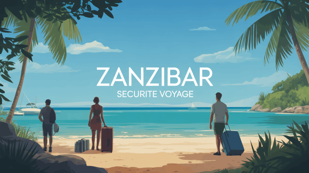 Zanzibar securite voyage illustration ile exotique