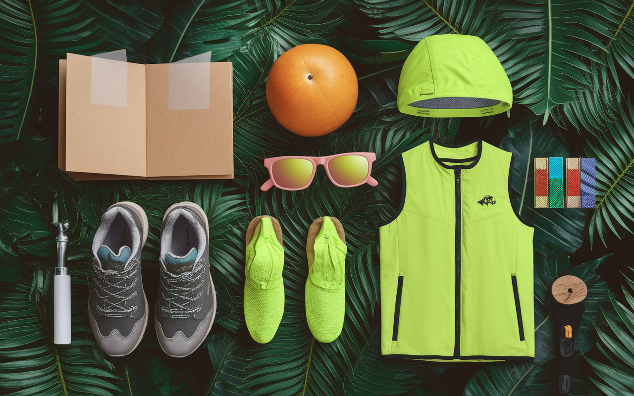 Objets indispensables randonnee Guadeloupe jungle tropicale