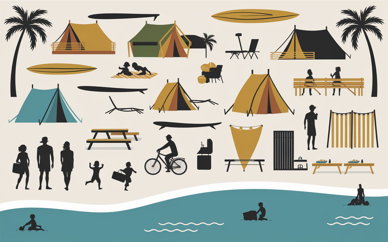 Vue hébergements activités La Moutonne