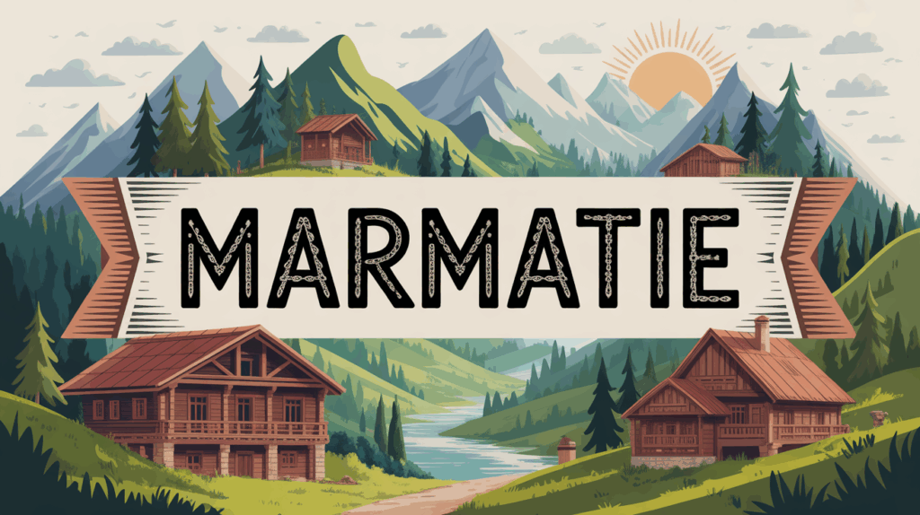 illustration Marmatie montagnes villages traditions