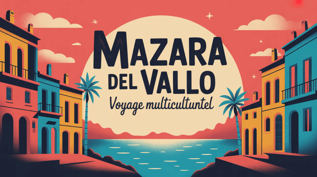 Ville Mazara del Vallo Sicile multiculturelle mer animée