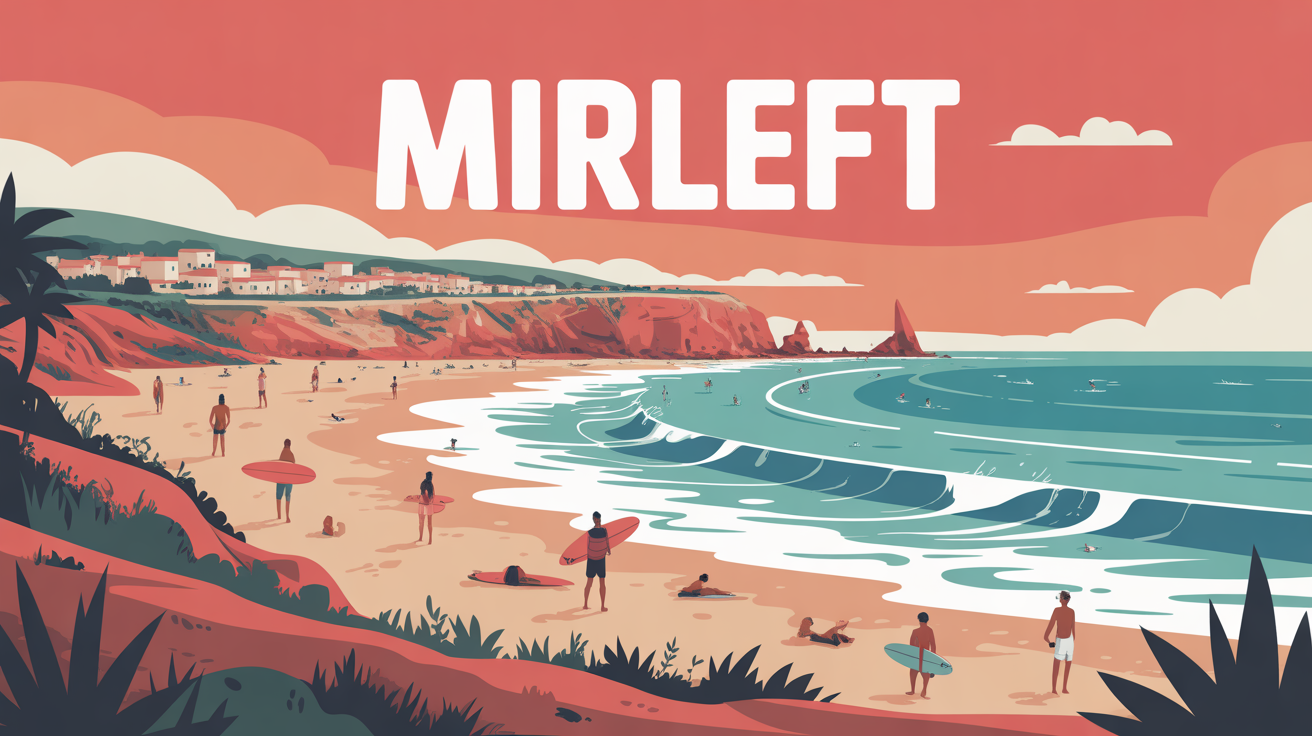 Mirleft plage sauvage et surfeurs village marocain