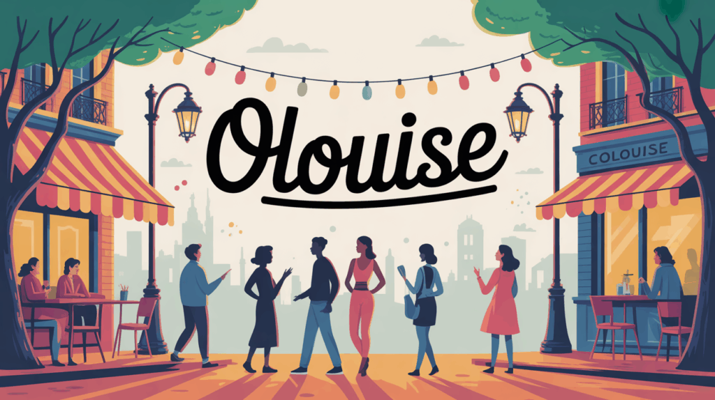 Illustration quartier Olouise, vie locale et interactions