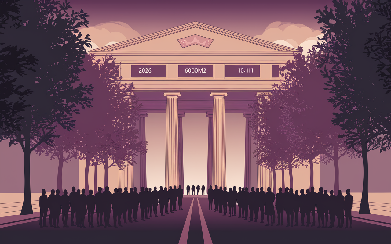 hotel louis vuitton champs elysees inauguration 2026 superficie