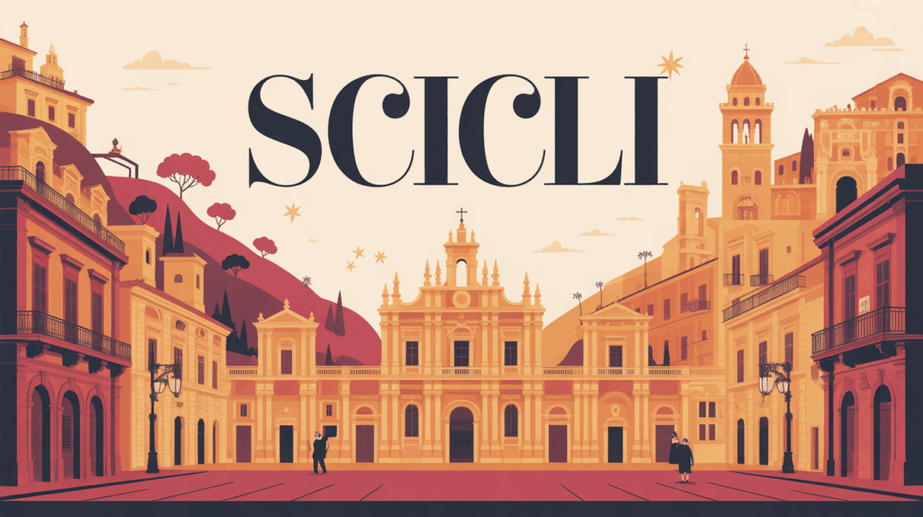 Image ville baroque Scicli Sicile UNESCO
