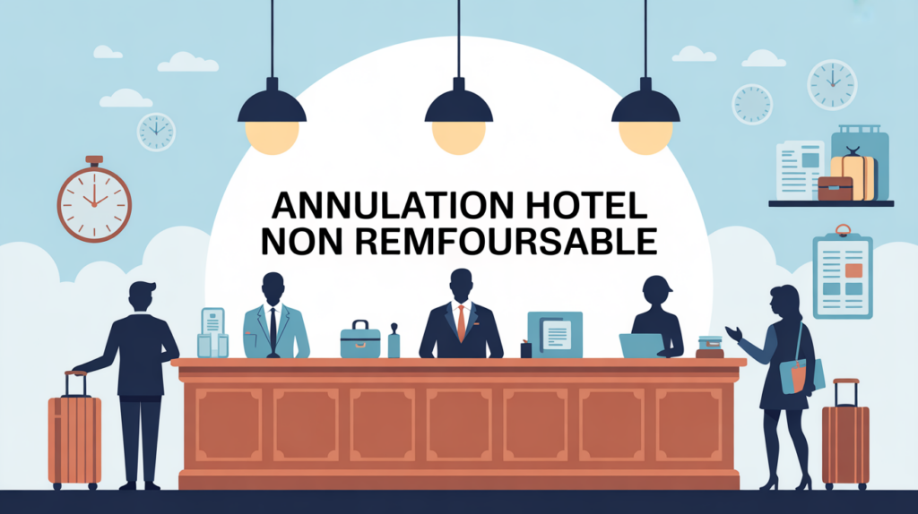 Reception hotel annulation non remboursable