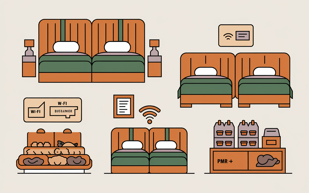 Chambres et equipements Ibis Budget Vienne Sud 2024