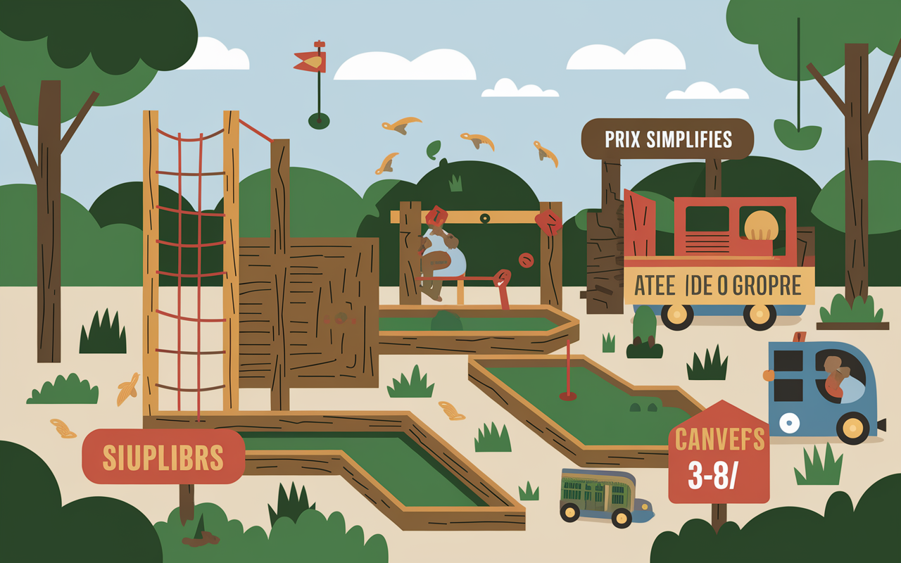 Colline aux Oiseaux Caen mini-golf accrobranche tarifs