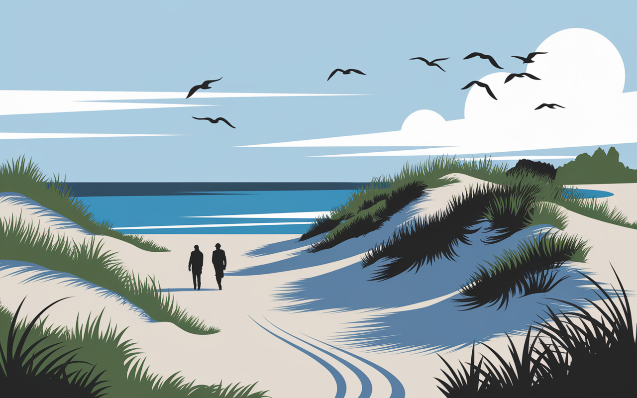 Dunes protégées plage Tenutella Corse-du-Sud Natura 2000