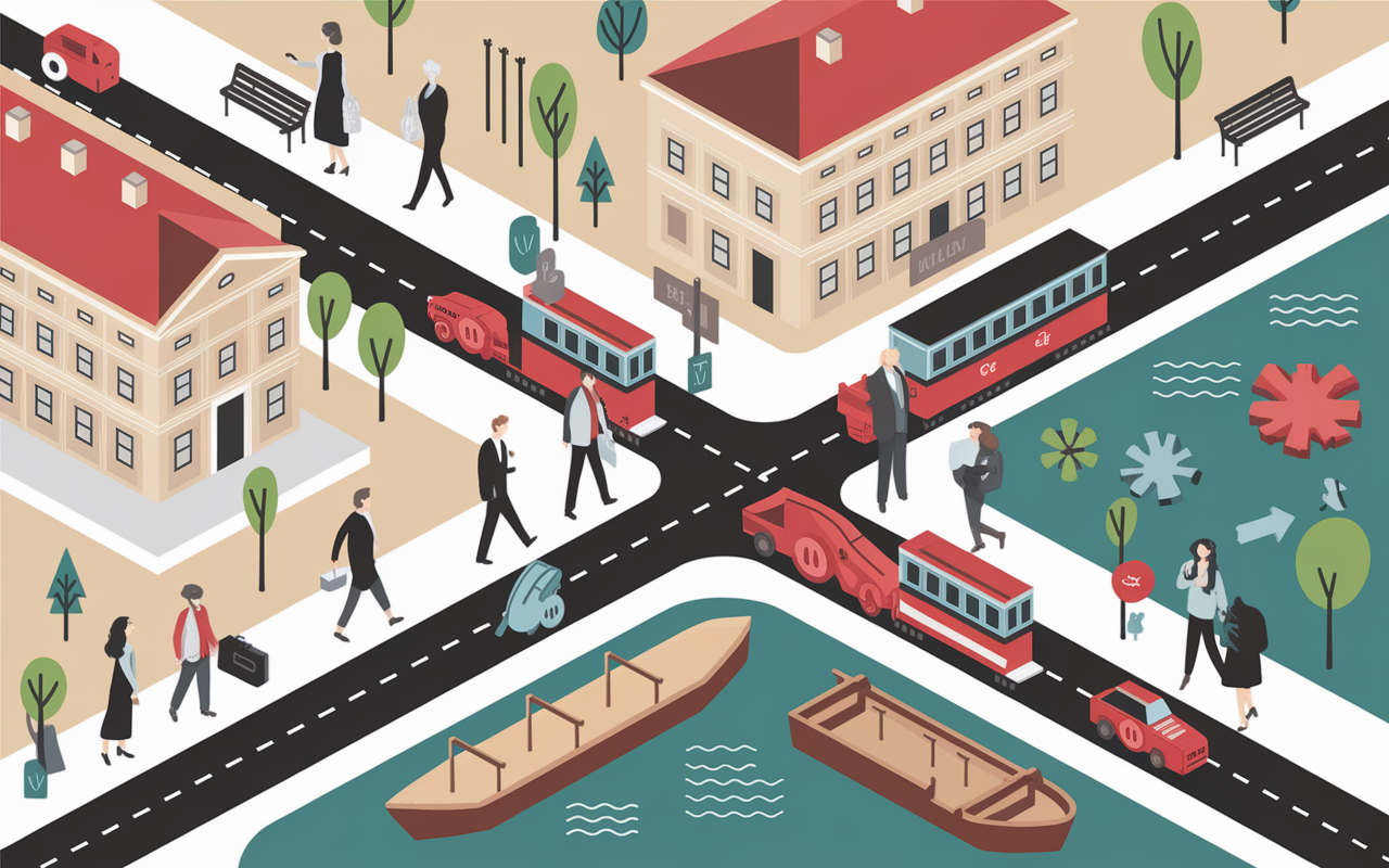 carte urbaine stylisee pour itineraire week end a stockholm