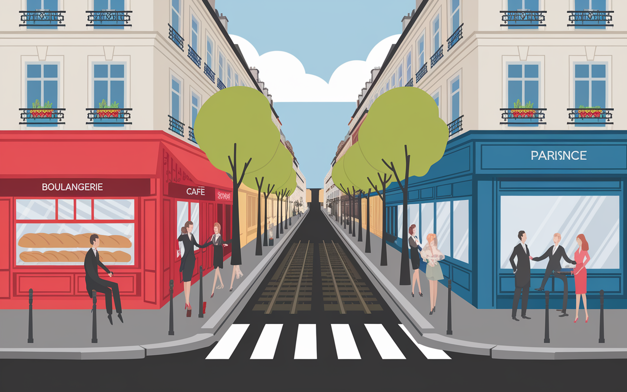 Quartier vivant hôtel à Paris : commerces, métro, coureurs