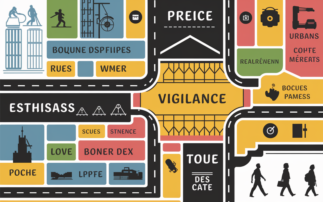 Plan quartiers vigilance sécurité Gênes gare centre