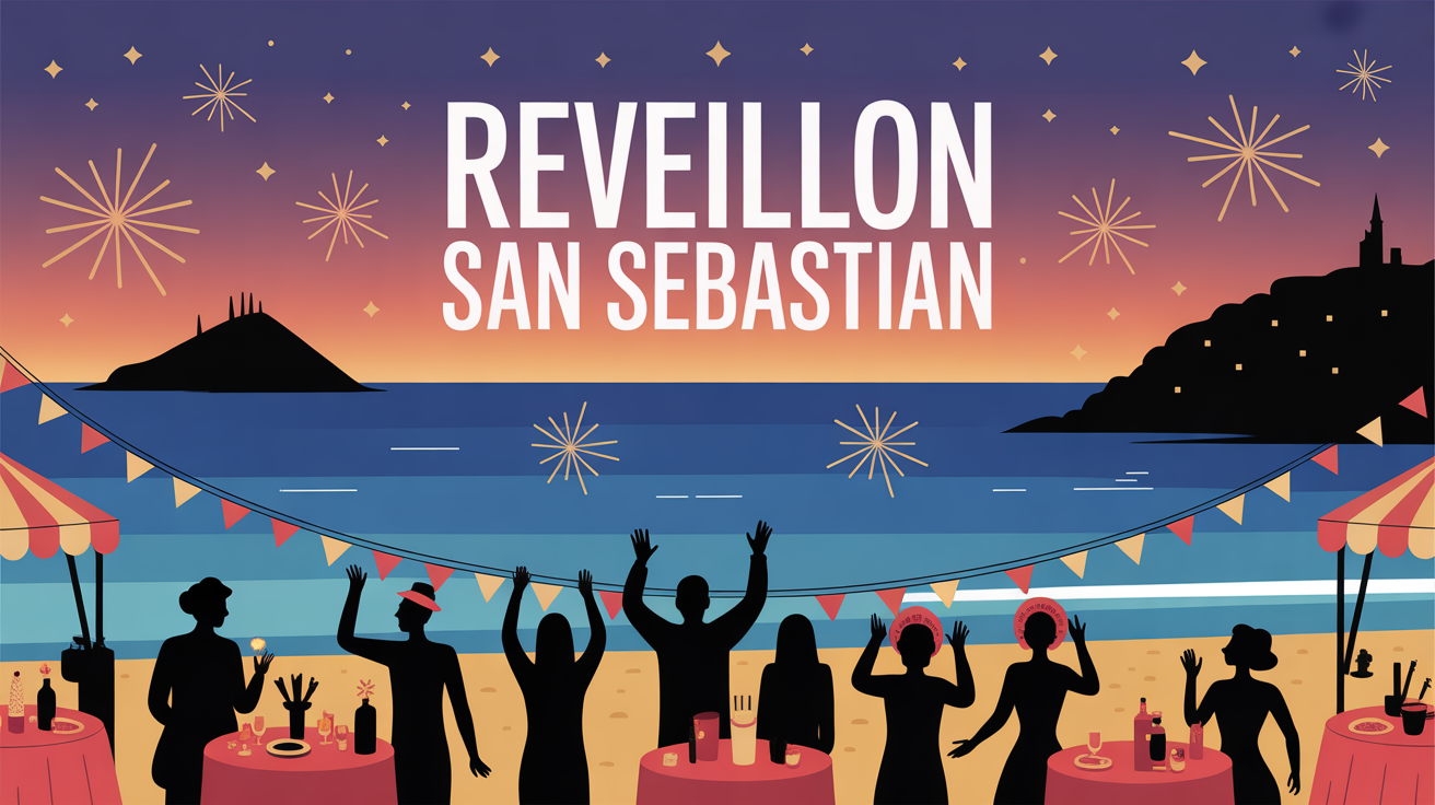 reveillon san sebastian front de mer feux d'artifice