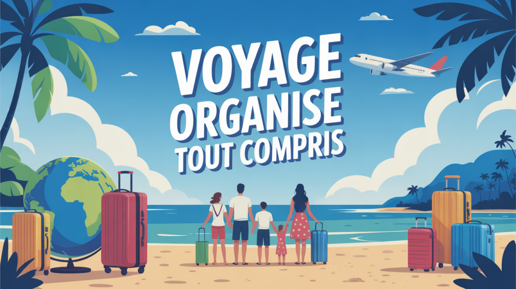 voyage organise tout compris plage paradisiaque globe valises