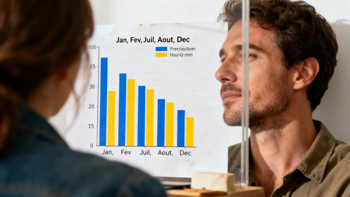 Graphique précipitations soleil Séoul