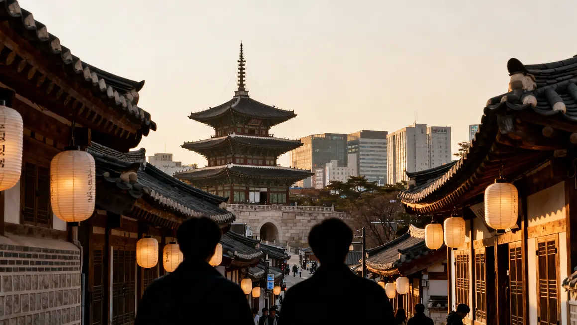 Palais hanoks Jongno centre ville Seoul