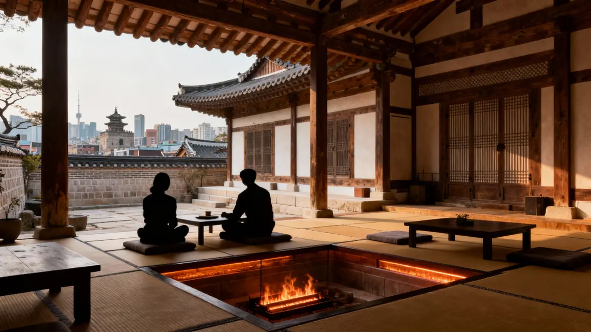 hebergement traditionnel hanok coree du sud