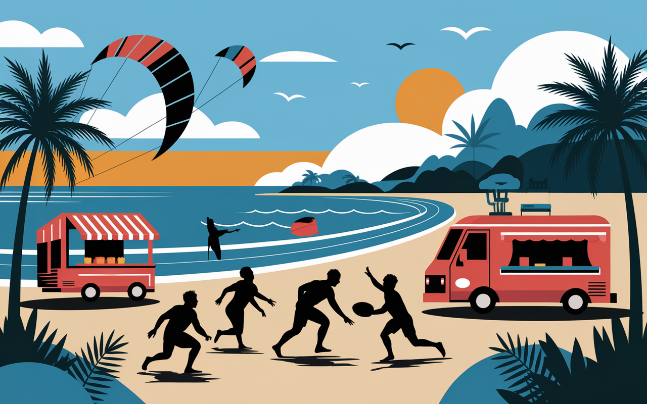 Animation plage gruissan sportifs événements