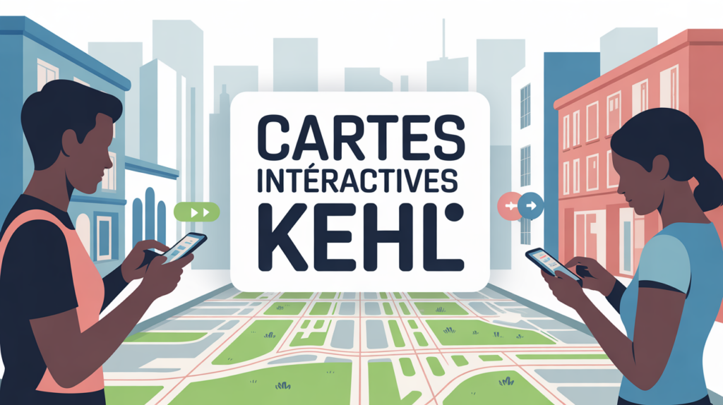 Carte interactive kehl urbain smartphone