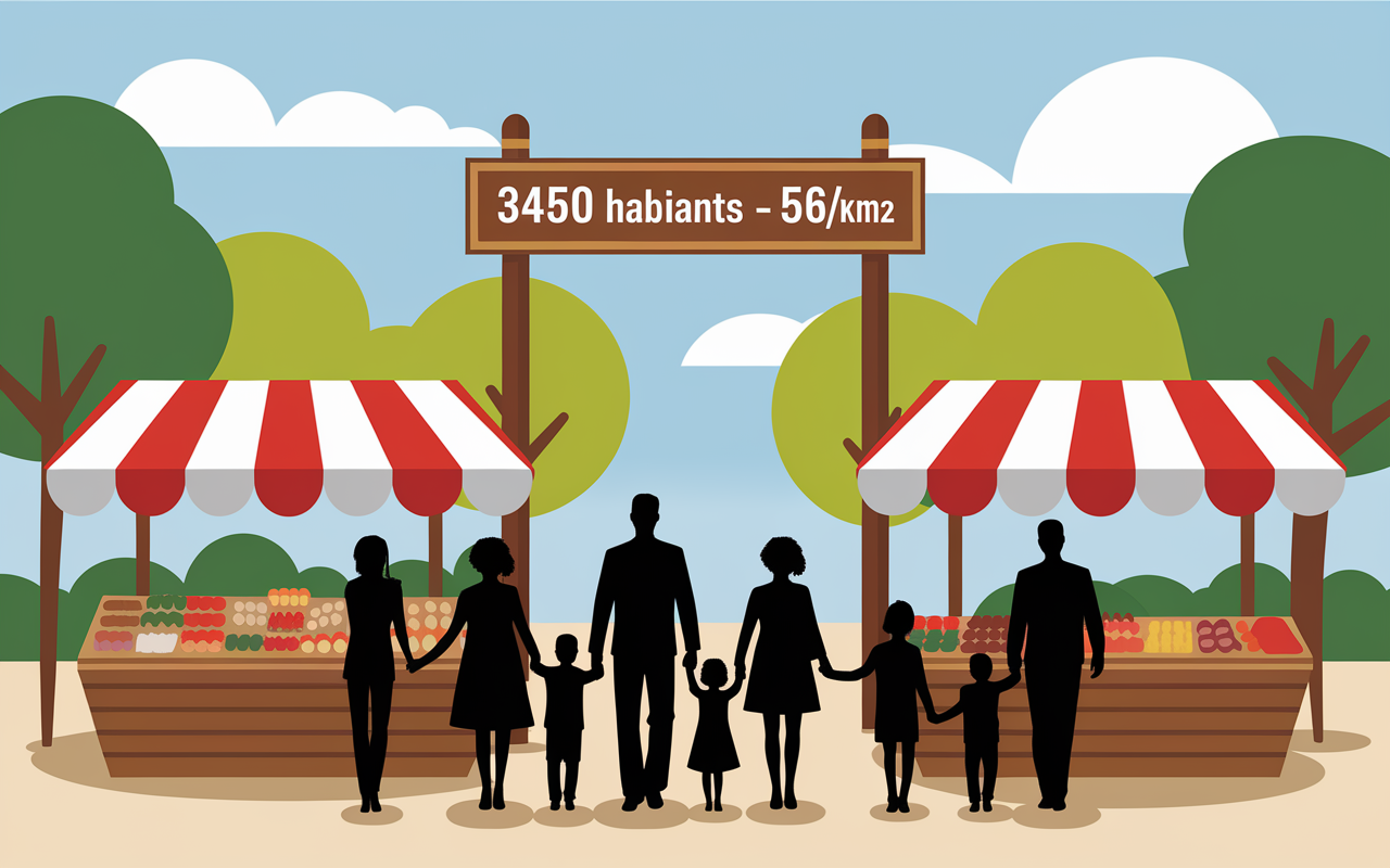 scène population durtal demographie village