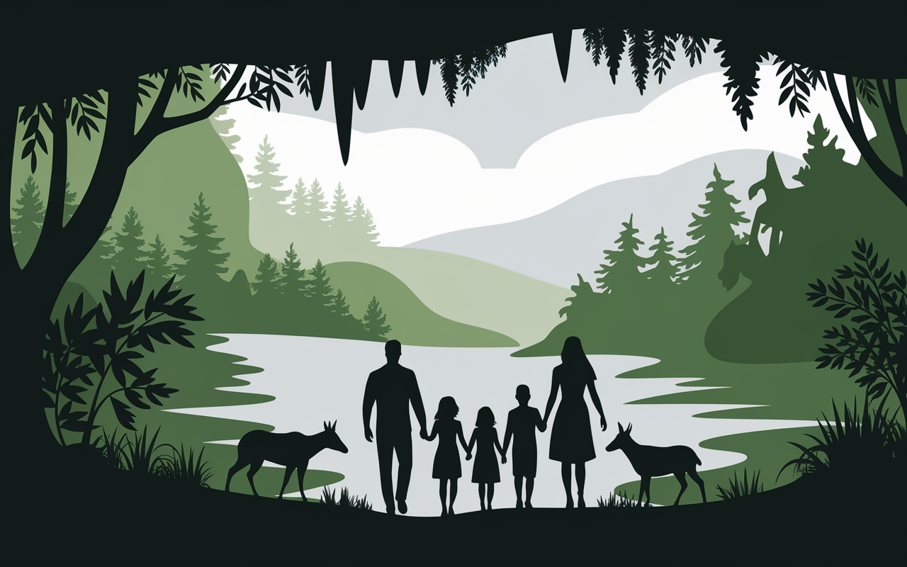 Entree grotte chauvet 2 famille fresques
