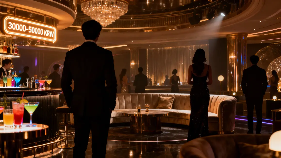 Club chic Gangnam ambiance luxe