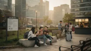 Rencontre expatriés étudiants en parc Séoul