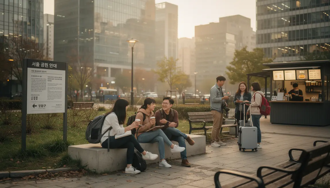 Rencontre expatriés étudiants en parc Séoul