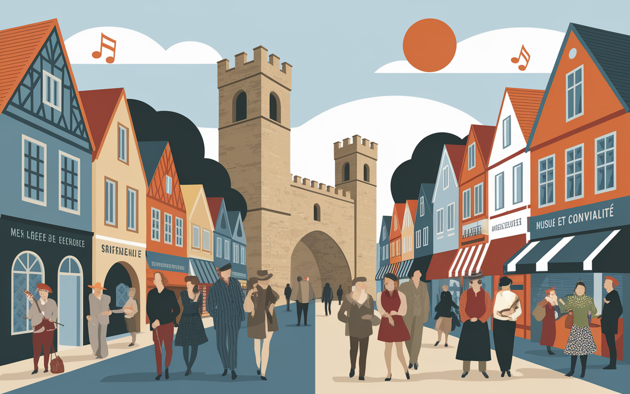 patrimoine culturel l isle jourdain illustration