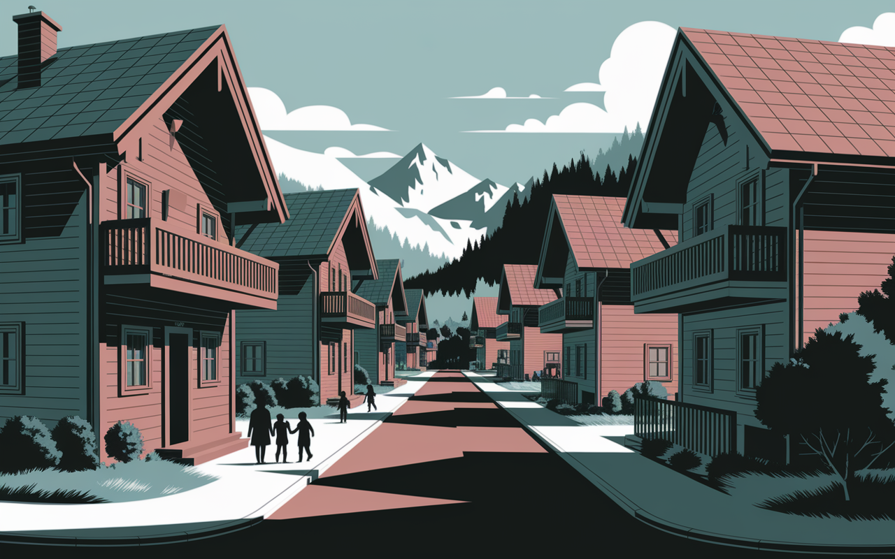 Les Carroz d'Arâches authenticité village chalets