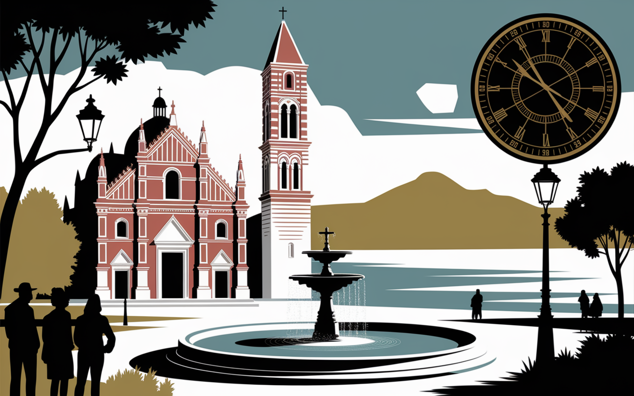 messine duomo horloge place animee