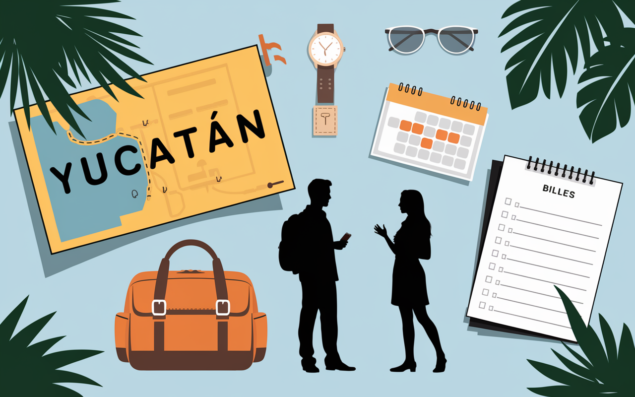 Carte Yucatan organisation voyage cenote Mexique