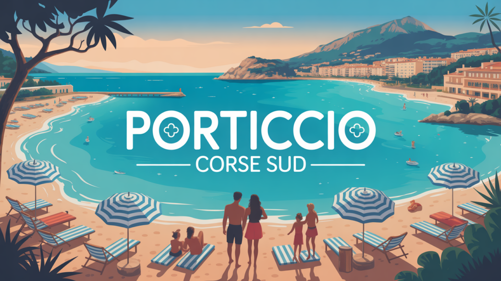 station balneaire porticcio vue mer montagne