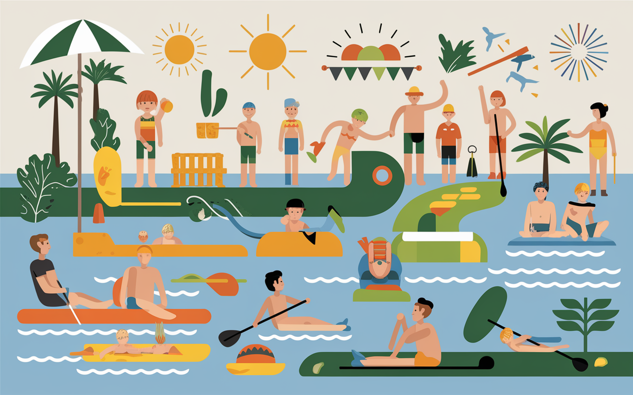 saint cyprien plage loisirs familles enfants